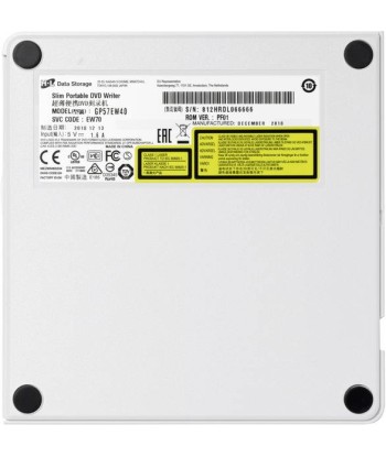 H.L Data Storage, Ultra Slim Portable DVD-Writer, GP60NS60, Interface USB 2.0, DVD±R/RW, CD read speed 24 x, CD write speed 24
