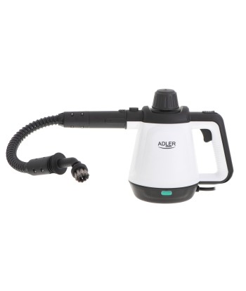 Adler AD 7038 Паровая швабра 1200W, 0.45L Бак, 3.5 бар - Белый/Черный