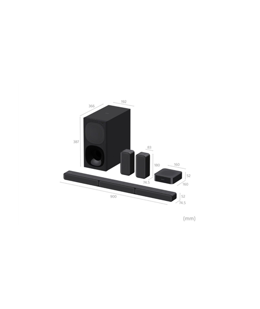 Sony HT-S40R 5.1ch Home Cinema Soundbar with Wireless Rear Speakers