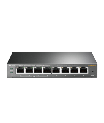 TP-LINK Smart Switch TL-SG108PE Web Managed, Desktop, 1 Gbps (RJ-45) ports quantity 4, PoE+ ports quantity 4, Power supply type 