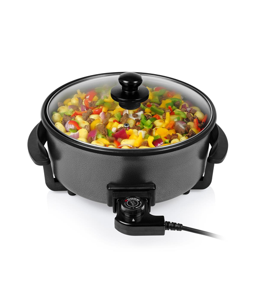 Tristar, Multifunctional grill pan XL, PZ-9135, Diameter 30 cm, Grill, 1500 W, Lid included, Fixed handle, Black