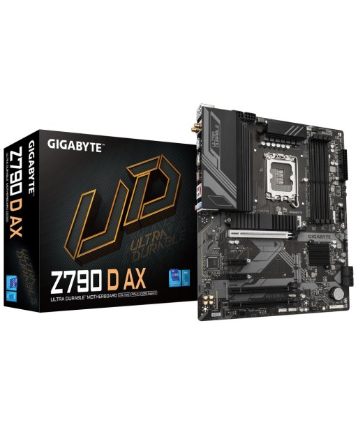 Gigabyte Z790 D AX, Processor family Intel, Processor socket LGA1700, DDR5, Supported hard disk drive interfaces SATA, M.2