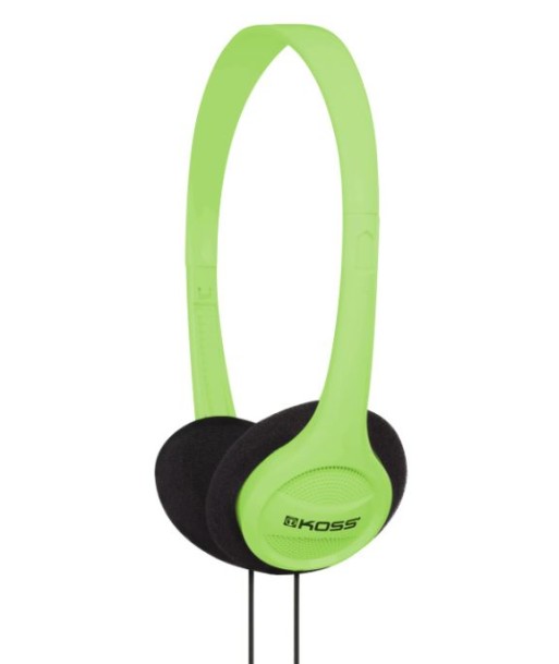 Kõrvaklapid Koss KPH7g Wired, On-Ear, 3.5 mm, Green