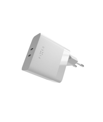 Fixed Dual USB-C Mains Charger, PD support, 65W