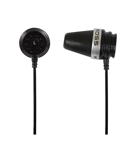 Наушники Koss Sparkplug Wired, In-ear, Noise canceling, Black Наушники Koss Sparkplug Wired, In-ear, Noise canceling, Black