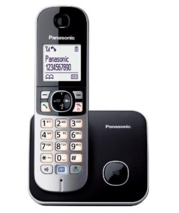 Panasonic KX-TG6811FXB Cordless Phone - Black