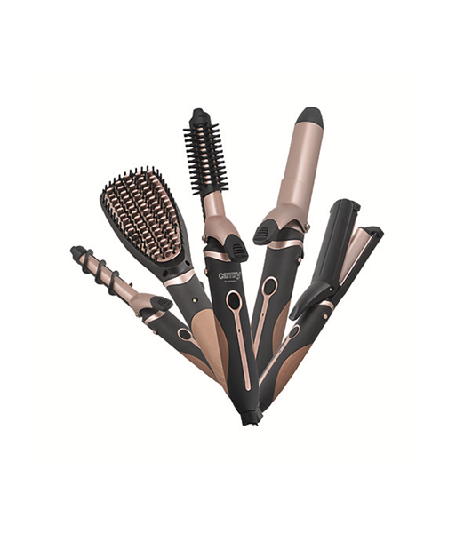 Camry, Hair Styler, CR 2024, 1200 W, Black/Rose gold