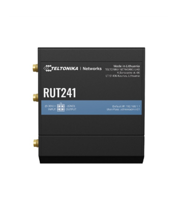 LTE Router RUT241 802.11n Mbit/s 10/100 Mbit/s Ethernet LAN (RJ-45) ports 2 Mesh Support No MU-MiMO No 2G/3G/4G