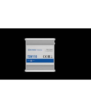 Teltonika, Switch, TSW110, Unmanaged, 1 Gbps (RJ-45) ports quantity 5, 10 Gbps (RJ-45) ports quantity 0, SFP ports quantity 0