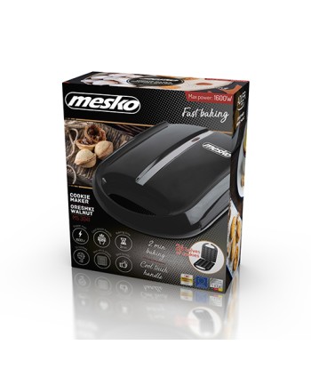 Pähkliröstija Mesko, MS 3041, 1600 W, Number of pastry 24, Nuts, Black