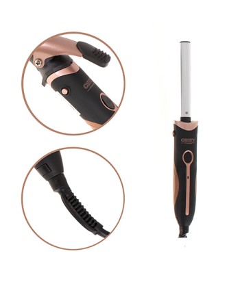 Camry, Hair Styler, CR 2024, 1200 W, Black/Rose gold