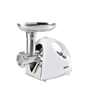 Мясорубка Tristar VM-4210 White 3 Stainless steel grinding plates, Aluminum grinder head, Aluminum hopper tray