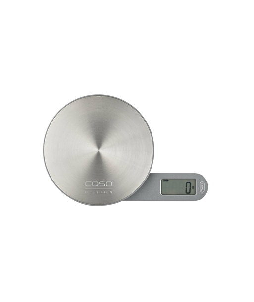 Caso, Scales, Kitchen EcoMate, Maximum weight (capacity) 5 kg, Graduation 1 g, Display type LCD, Stainless steel