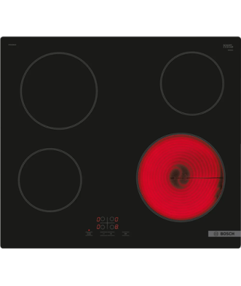 Pliidiplaat Bosch, PKE61RBA2E, Electric, Number of burners/cooking zones 4, Touch, Timer, Black