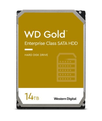 Western Digital Gold 14TB HDD (WD142KRYZ) - SATA 3.0, 7200RPM, 512MB Cache