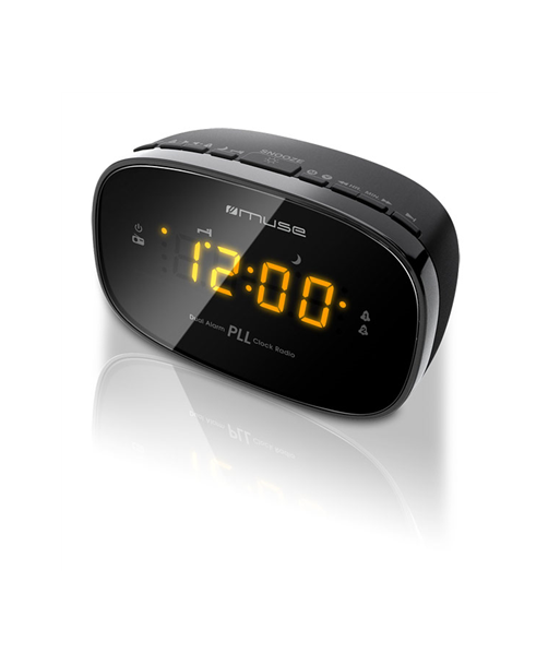 Muse M-150CR Clock Radio - Wake Up Refreshed! Black, PLL, Alarm Function Muse M-150CR Clock Radio - Wake Up Refreshed! Black, PLL, Alarm Function