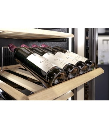 Винный шкаф Caso WineDeluxe WD 41 - 41 бутылка, черный, встраиваемый, класс энергопотребления F