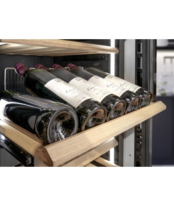 Винный шкаф Caso WineDeluxe WD 41 - 41 бутылка, черный, встраиваемый, класс энергопотребления F