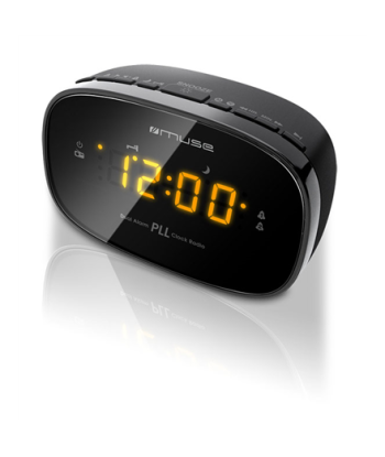 Muse   Clock radio PLL   M-150CR   Alarm function   Black