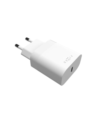 FIXED USB-C 20W Дорожное Зарядное Устройство - Белый