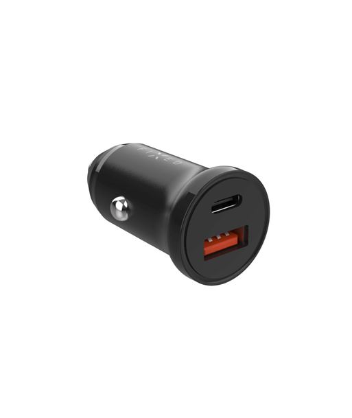 FIXED USB-C/USB Car Charger 20W, Black