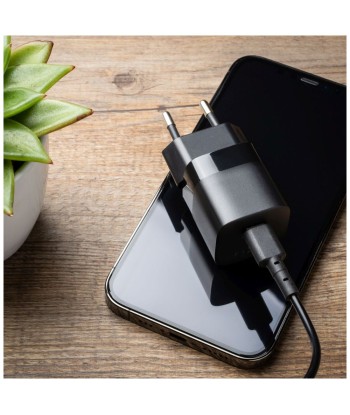 FIXED Mini USB-C Reisilaadija 25W - Kompaktne ja Võimas, Must