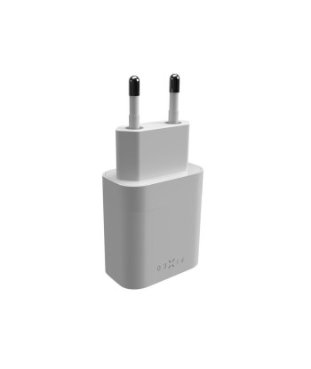 FIXED USB-C 20W Reisilaadija - Valge