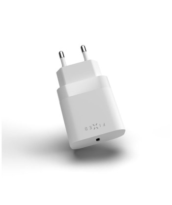 FIXED USB-C 20W Дорожное Зарядное Устройство - Белый