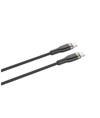 FIXED Braided USB-C to USB-C Cable, 1.2m, 100W, Black