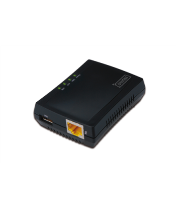 Digitus DN-13020 Multifunction USB Network Server - Black