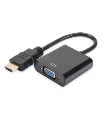 Digitus HDMI to VGA converter adapter 	DA-70461 Black