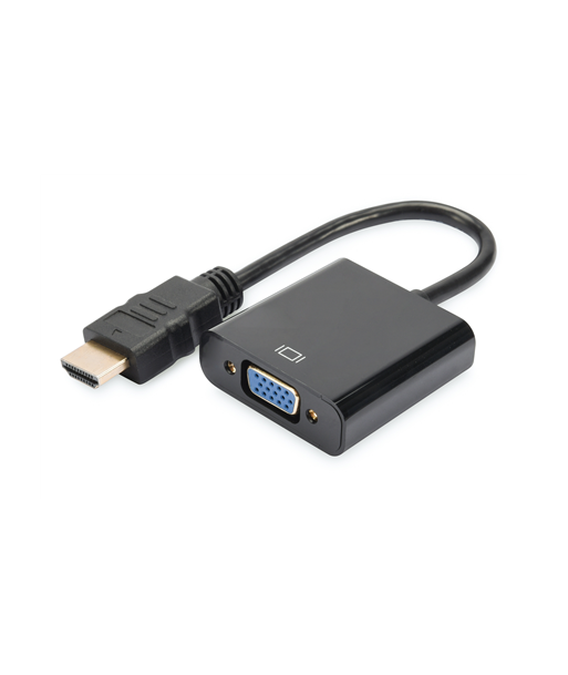 Digitus HDMI to VGA converter adapter 	DA-70461 Black