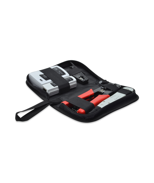 Digitus Network Tool Set, LAN Tester, Crimping Tool, Cut and Stripping Tool, Punch Down Tool