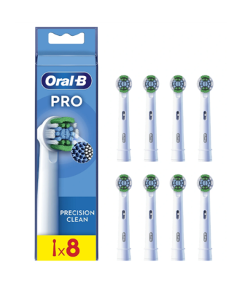 Oral-B Precision Clean Brush Set EB20RX-8 Heads For adults Number of brush heads included 8 White