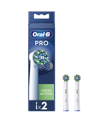 Насадки для зубной щетки Oral-B EB50RX-2 Cross Action Pro Heads For adults Number of brush heads included 2