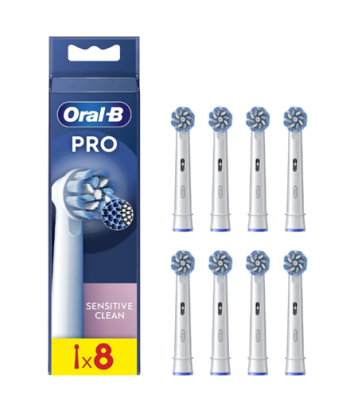 Oral-B Sensitive Clean EB60 Asendusotsikud (8 tk) - Õrn ja Tõhus