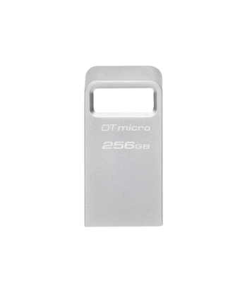 Kingston USB 3.2 Flash Drive DataTraveler micro 256 GB, USB 3.2, Silver