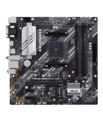 Asus PRIME B550M-A WIFI II Processor family AMD, Processor socket AM4, DDR4 DIMM, Memory slots 4, Supported hard disk drive