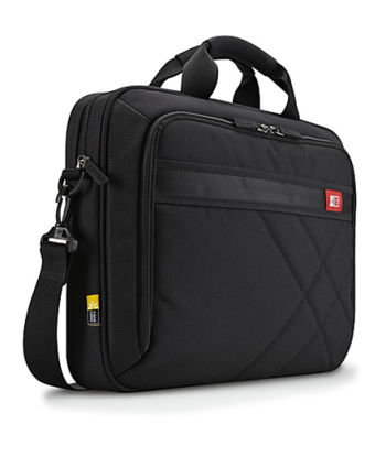 Sülearvuti kott Case Logic DLC115 Fits up to size 15 ", Black, Shoulder strap, 