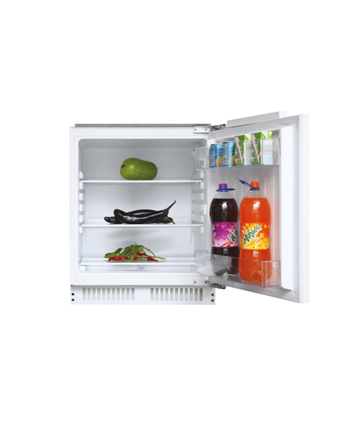 ?Candy, CMLS68EW, Energy efficiency class E, Built-in, Larder, Height 82 cm, Fridge net capacity 135 L, Display