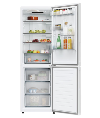 Külmik Candy, CNCQ2T618EW, Energy efficiency class E, Free standing, Combi, Height 185 cm, No Frost system, Fridge net