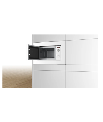 Mikrolaineahi Bosch, BFL623MW3, Built-in, 20 L, 800 W, Convection, White