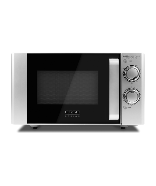 Микроволновая печь Caso Ecostyle Ceramic 03316 - 700 Вт, Гриль, Серебристый