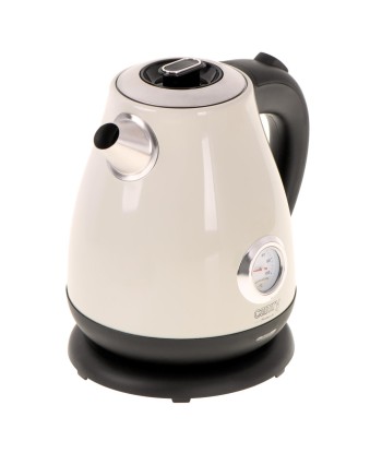 Camry CR 1344 Electric Kettle - Cream Stainless Steel 1.7L