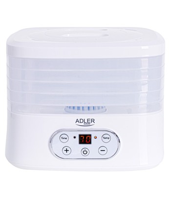 Adler, Food Dehydrator, AD 6658, Power 230 W, Number of trays 5, Temperature control, Integrated timer, White