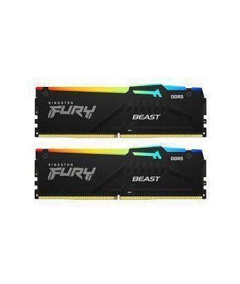 Kingston Fury Beast 64GB (2x32GB) DDR5 6000MHz CL30 RGB Black