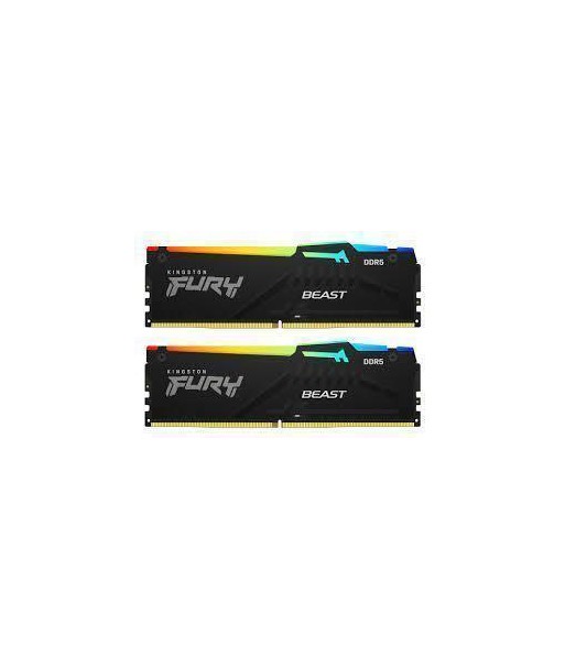 Kingston Fury Beast 64GB (2x32GB) DDR5 6000MHz CL30 RGB Black