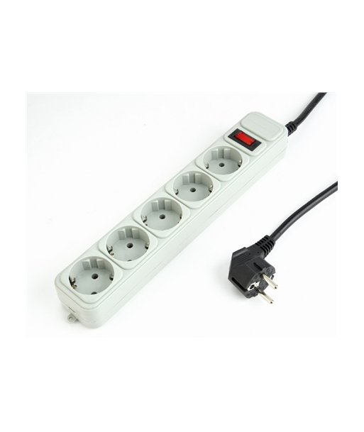 CABLE POWER EXTENSION 1.8M/5OUTL. SPG3-B-6C GEMBIRD
