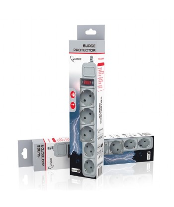 CABLE POWER EXTENSION 1.8M/5OUTL. SPG3-B-6C GEMBIRD