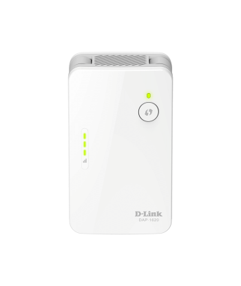 D-Link AC1300 Wi-Fi Range Extender DAP-1620 802.11ac Mesh Support No 400+867 Mbit/s 10/100/1000 Mbit/s Ethernet